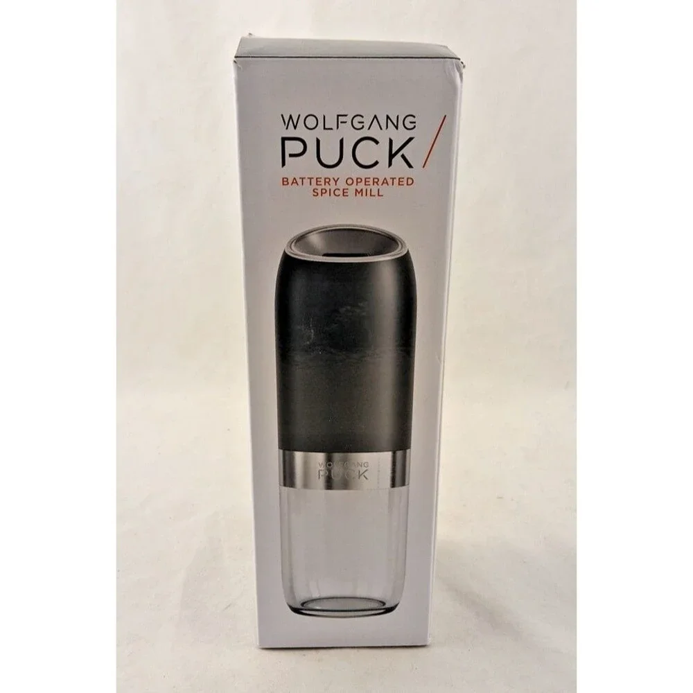 NEW Wolfgang Puck Electric Gravity Spice Mill Turquoise SWP2SM25